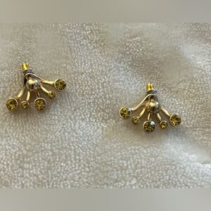Gold and Yellow Earrings